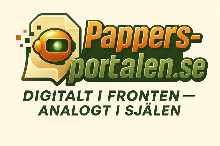 Pappersportalen.se – Digitalt i fronten, analogt i själen